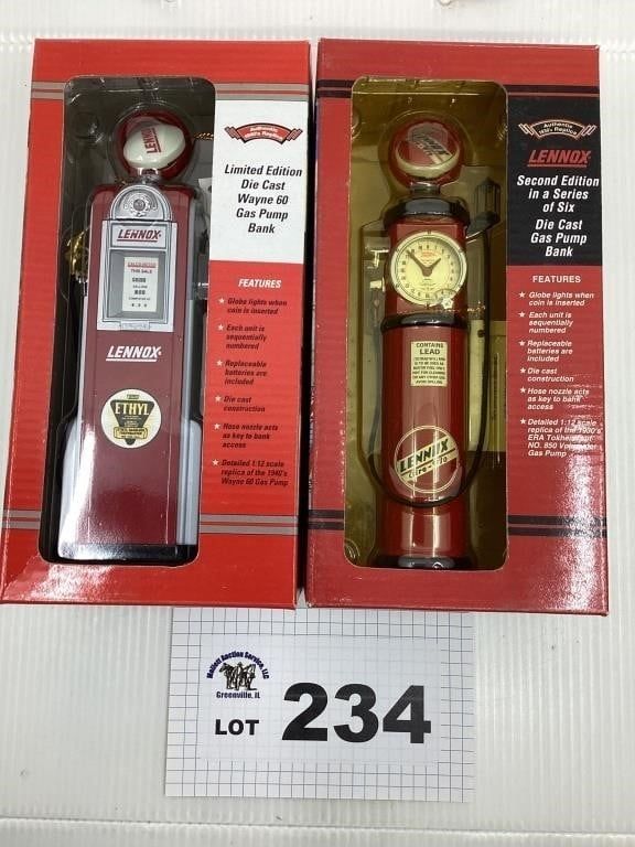 Lot 234: 1:12 SCALE - LIMITED EDITIONS DIE CAST GAS PUMP