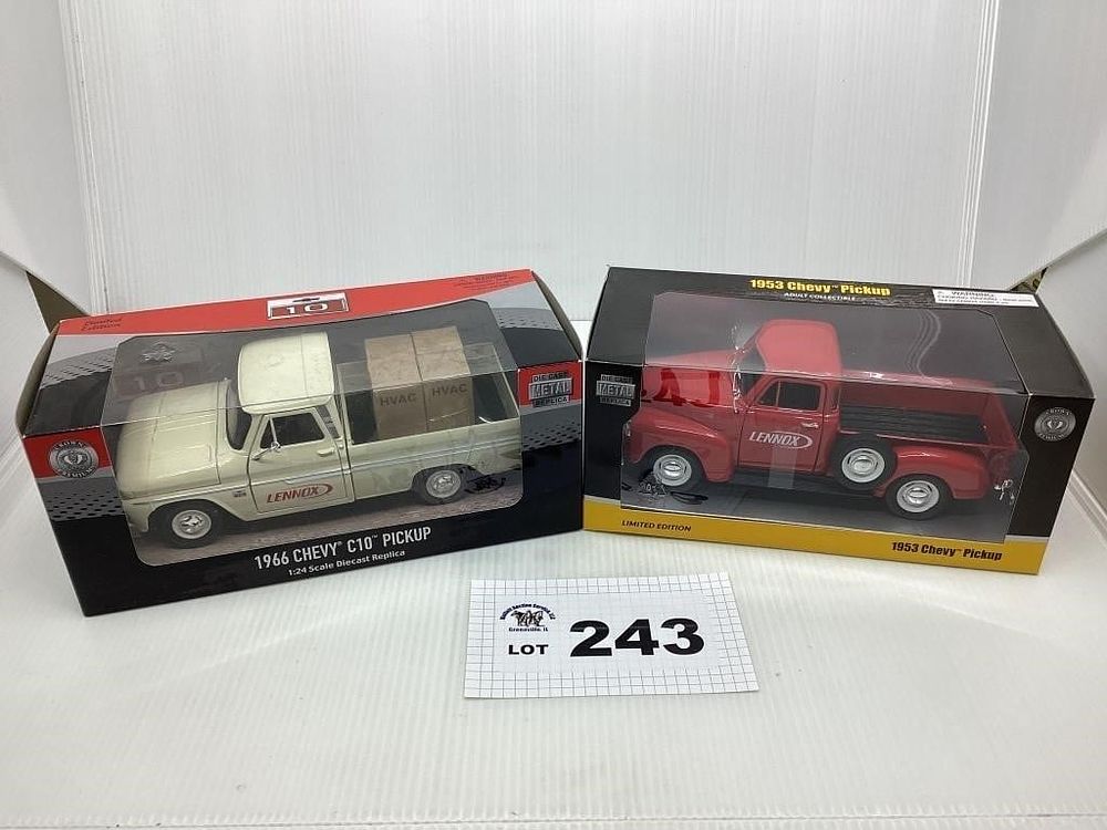 Lot 243: 1:24 SCLAE LENNOX 1966 CHEVY C10 PICKUP / LENNOX