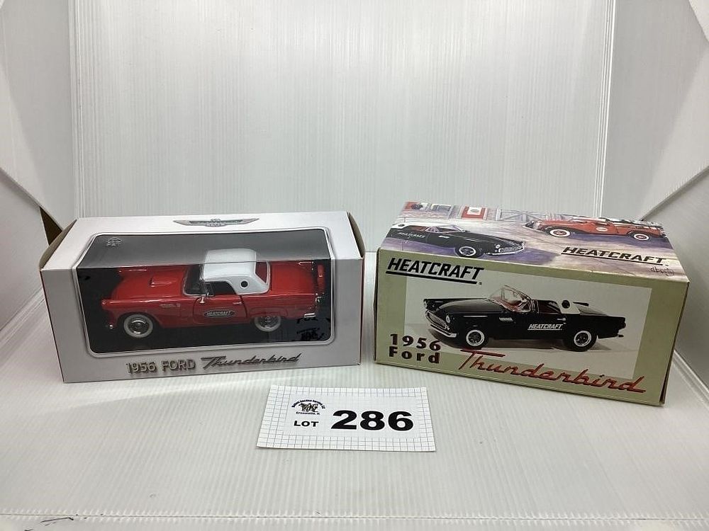 Lot 286: 1:24 SCALE HEATCRAFT 1956 FORD THUNDERBIRD / 1