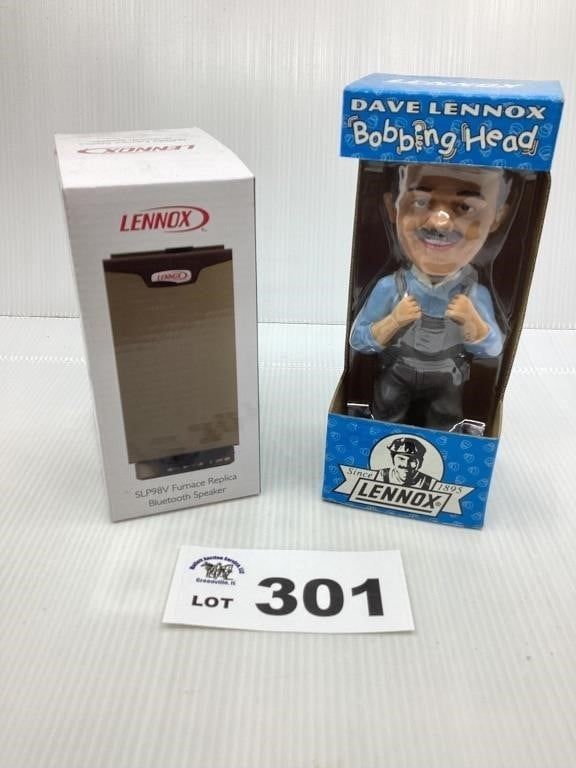 Lot 301: LENNOX BLUETOOTH SPEAKER / DAVE LENNOX BOBBING