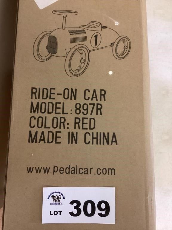 Lot 309: RIDE ON CAR - RED