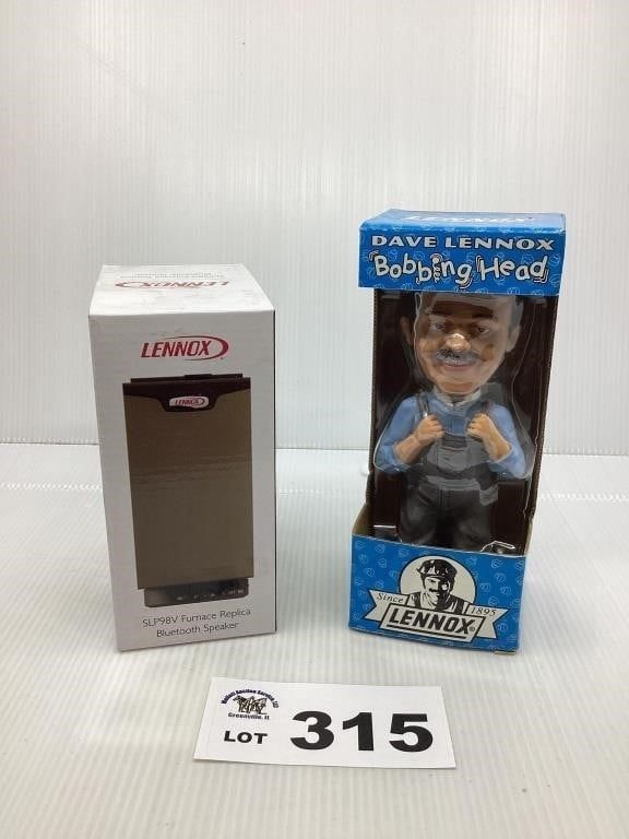 Lot 315: LENNOX FURNACE REPLICA BLUETOOTH SPEAKER / DAVE
