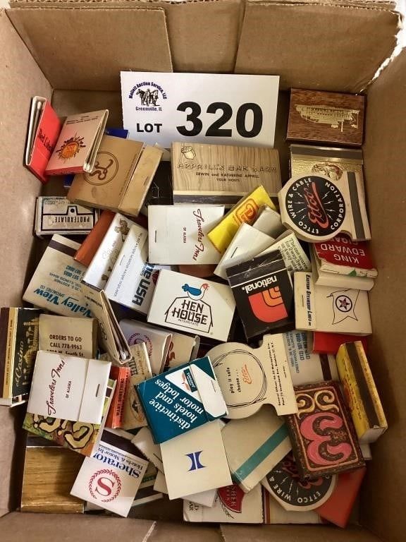 Lot 320: ADVETISING MATCHBOOKS