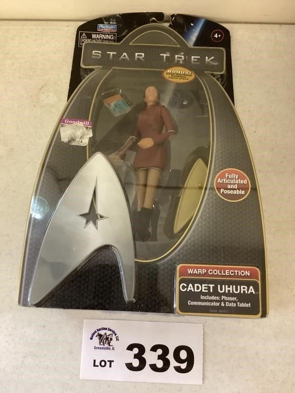 Lot 339: STAR TREK CADET UHURA FIGURE