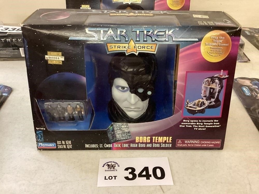 Lot 340: STAR TREK STRIKE FORCE BORG TEMPLE