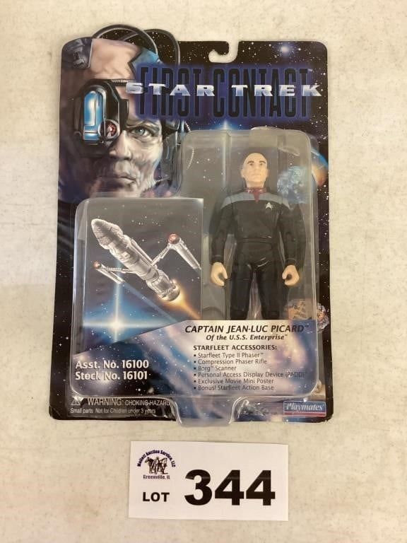 Lot 344: STAR TREK CAPTAIN JEAN-LUC PICARD FIGURE