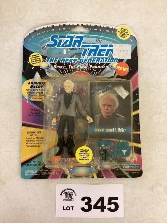 Lot 345: STAR TREK NEXT GENERATION ADMIRAL LEONARD H M