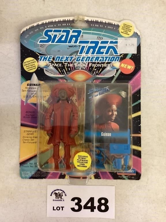 Lot 348: STAR TREK NEXT GENERATION GUINAN FIGURE