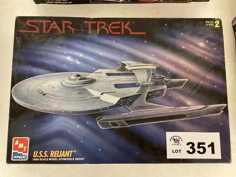 Lot 351: AMT MODEL - STAR TREK U.S.S. RELIANT