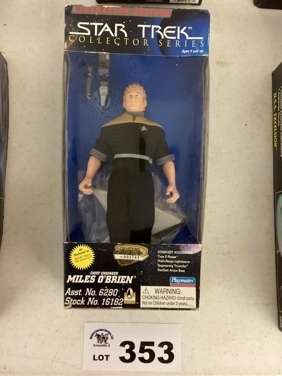 Lot 353: STAR TREK MILES O'BRIEN FIGURE