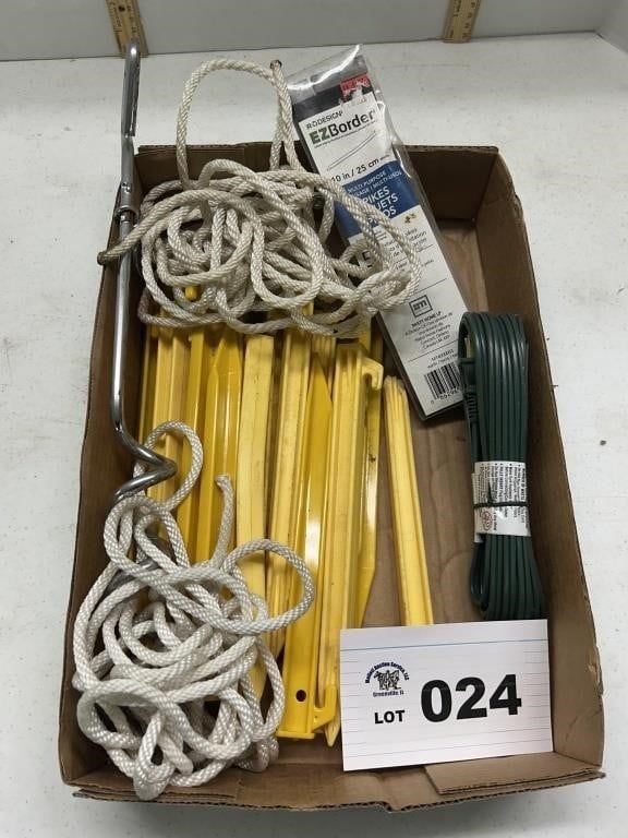 TIE DOWN STAKES - EXTENSION CORD