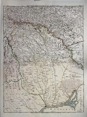 This 18th-century map by Prince Dimitrie Cantemir is not only a valuable historical artifact 