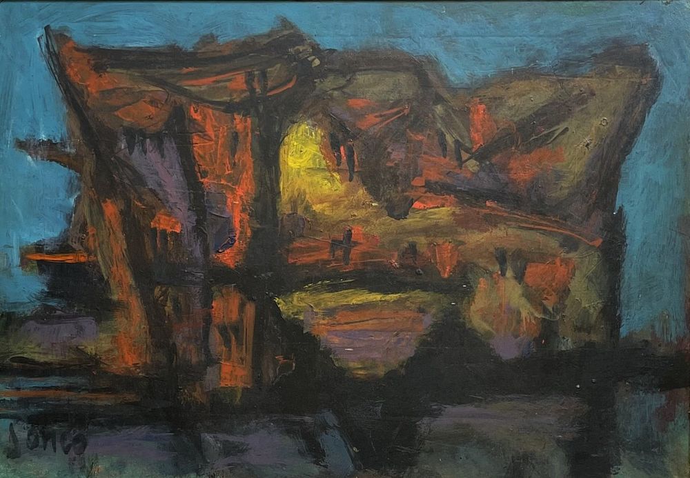 Marcel Janco , 1895-1984 - 3D view, 1951. Artist's name: Marcel Janco , 1895-1984 Item name: 3D 