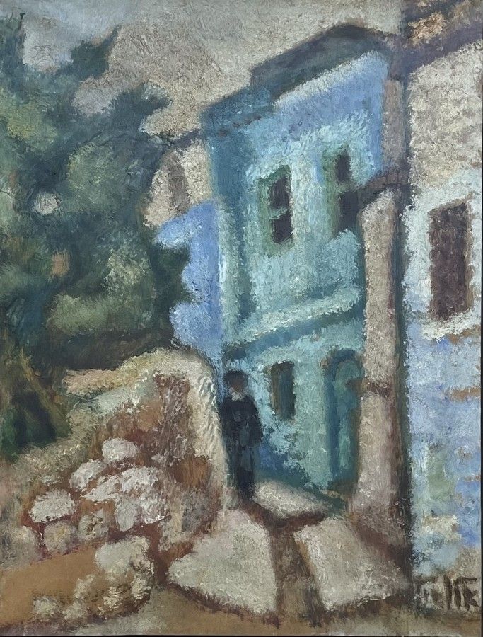 Arieh Allweil , 1901-1967 - Hadidic in Safed, . Artist's name: Arieh Allweil , 1901-1967 
Item 