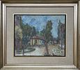 Zvi Shor , 1898-1979 - Landscape, . Artist's name: Zvi Shor , 1898-1979 
Item name: Landscape Image - 1