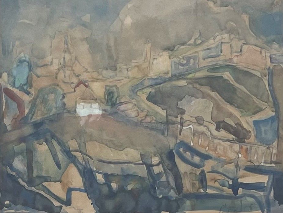 Mordechai Levanon , 1901-1968 - Jerusalem, . Artist's name: Mordechai Levanon , 1901-1968 
Item 