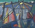 Marcel Janco , 1895-1984 - Sunset, . Artist's name: Marcel Janco , 1895-1984 Item name: Sunset Image - 1