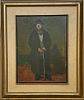 Edouard (Ed) Adler , 1917-1984 - A Jew with a walking stick, . Artist's name: Edouard (Ed) Adler Image - 1