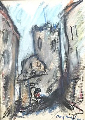 יצחק פרנקל-פרנל , 1899-1981 - נוף. טכניקה: פסטל מידות: 30X22 ס"מ חתום: חתום. אודות האמן: צייר 