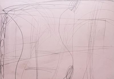 רפי לביא , 1937-2007 - ללא כותרת, 1966. טכניקה: רישום עיפרון מידות: 50X70 ס"מ חתום: חתום ומתוארך. 