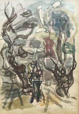Avigdor Stematsky , 1908-1989 - Harvest, 1954. Artist's name: Avigdor Stematsky , 1908-1989 Item 