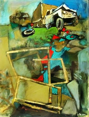 Ruth Schloss , 1922-2013 - Desolation, . Artist's name: Ruth Schloss , 1922-2013 Item name: 