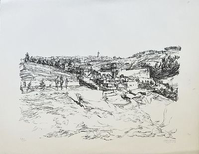 אביגדור אריכא , 1929-2010 - ירושלים, . טכניקה: ליטוגרפיה מידות: 38X48 ס"מ חתום: חתום וממוספר 17/30. 