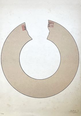 Buky Schwartz , 1932-2009 - Untitled, 1971. Artist's name: Buky Schwartz , 1932-2009 Item name: 