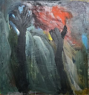 Aharon Messeg , 1942-2018 - Landscape, . Artist's name: Aharon Messeg , 1942-2018 Item name: 
