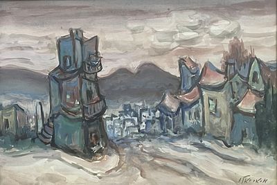 Mordechai Arieli , 1909-1993 - Safed, . Artist's name: Mordechai Arieli , 1909-1993 Item name: 