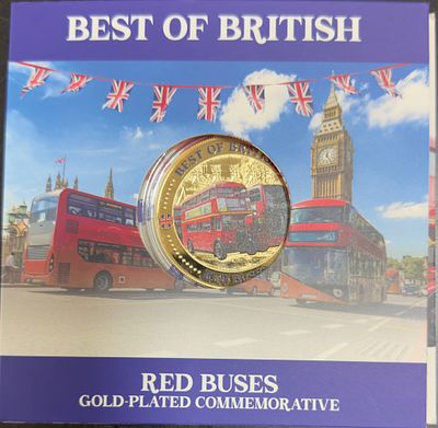 BEST OF BRITISH 🇬🇧 
המטבע מצופה זהב 24 קארט 
מהדורה מוגבלת