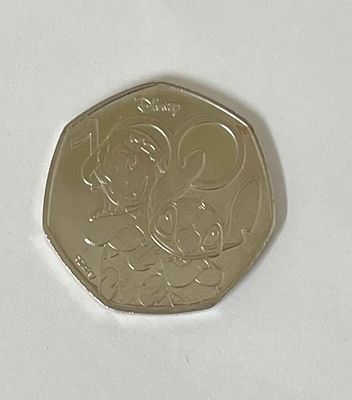 מטבע 50 פנס "לילו וסטיץ'" – סדרת 100 שנה לדיסני – איי פיטקרן (2023)