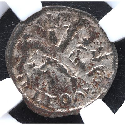 MEDIEVAL - 1200-56. ALFONSO IX. Dinero. Santiago de Compostela. Ve. EBC