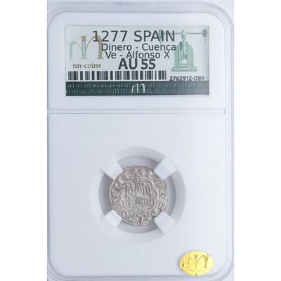 MEDIEVAL - 1263-70. ALFONSO X. Seis&eacute;n. Cuenca. Ve. EBC-