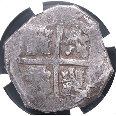 MONARQU&Iacute;A ESPA&Ntilde;OLA - 1621-1665. Felipe IV. 8 reales. Ceca no visible. Ag. BC+