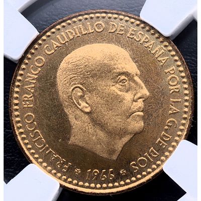 Siglo XX - 1966*74. Franco. 1 peseta. Madrid. Ae. FDC