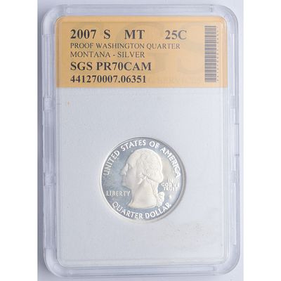 ESTADOS UNIDOS - 2007-S. &frac12; d&oacute;lar. Ag 900 mls. Ag. SC