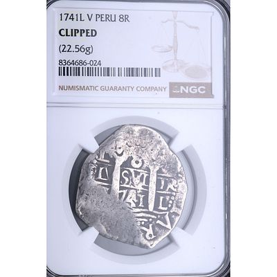 PERU - 1741. 8 reales. Ag. MBC