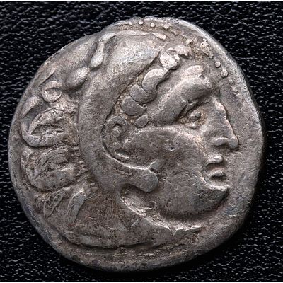 GRECIA ANTIGUA - s. IV a.C. Alejandro III. Dracma. Ag. MBC+