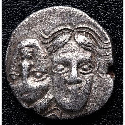 GRECIA ANTIGUA - s. IV a.C. Tracia. Istros. Dracma. Ag. MBC+