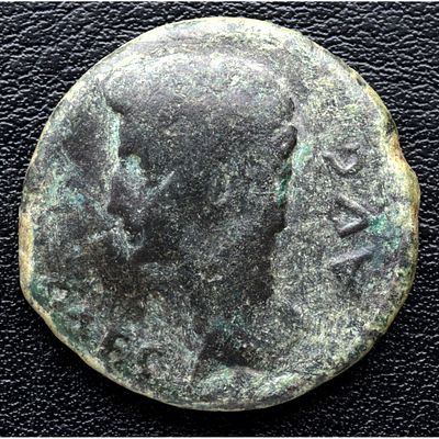 HISPANIA ANTIGUA - 15-14 a.C. Augusto. Iulia Traducta (Algeciras-Cadiz). As. Ae. BC+