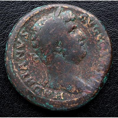 IMPERIO ROMANO - 134-138. Adriano. Roma. Sestercio. Ae. BC+