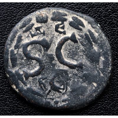 IMPERIO ROMANO - 218-222 d.C. Heliog&aacute;balo. As. Seleucis y Pieria (Antioqu&iacute;a). Ae. MBC-