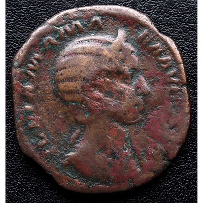 IMPERIO ROMANO - 222-235 d.C. Julia Mamea. Sestercio Roma. Ae. MBC-