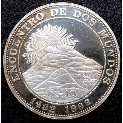 BOLIVIA. 1991 - 10 Bolivianos. Ag. EBC+