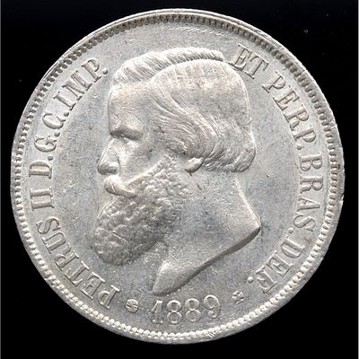 BRASIL. 1889 - 2000 Reis. Ag. EBC / EBC+