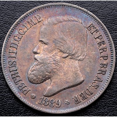 BRASIL. 1889 - 500 Reis. Ag. 900 mls. EBC