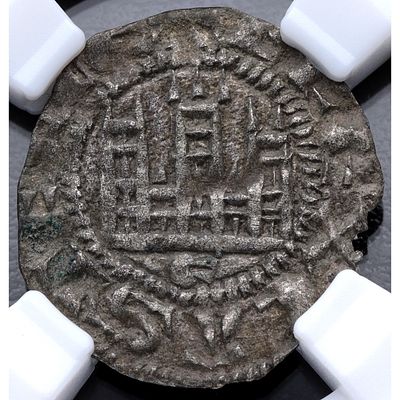 MONEDA MEDIEVAL. 1295-1312.Fernando IV. C&oacute;rdoba - Dinero. Ve. MBC+