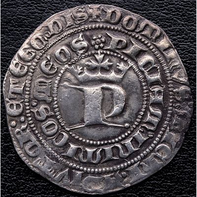 MONEDA MEDIEVAL. 1350-1369. Pedro I. Burgos - Real. Ag. EBC