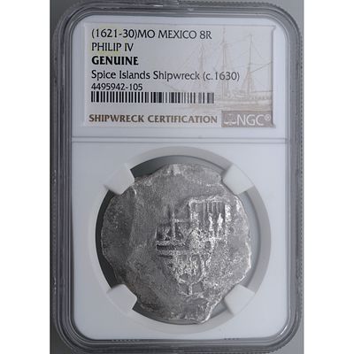 MONARQU&Iacute;A ESPA&Ntilde;OLA. 1621-1630). Felipe IV. M&eacute;xico - 8 reales. Ag. M&eacute;xico. MBC-